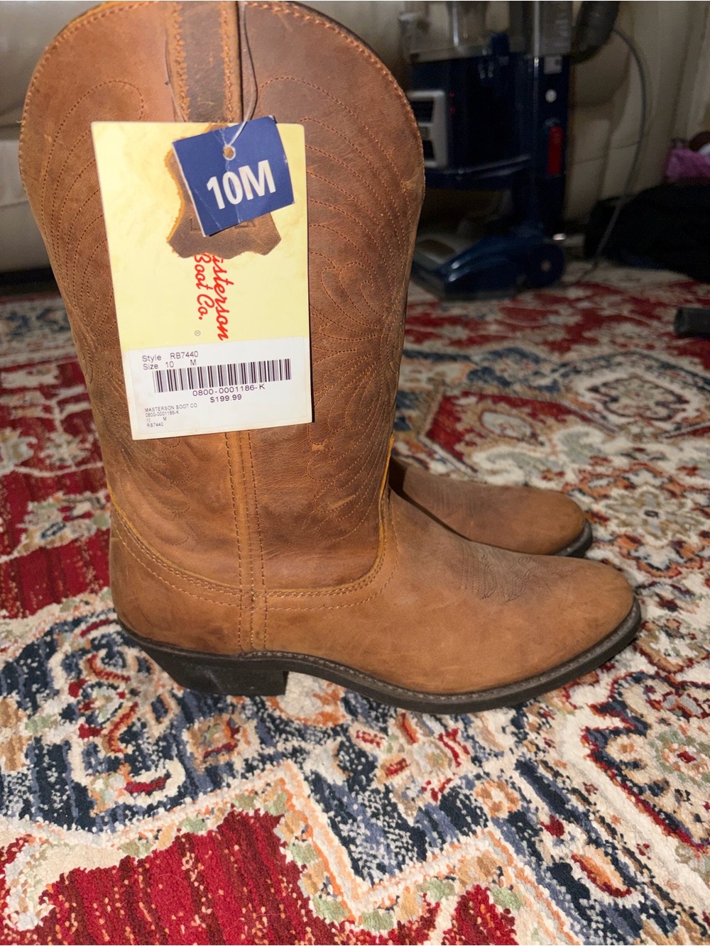 New women’s Masterson cowboy boots originally 199.99
